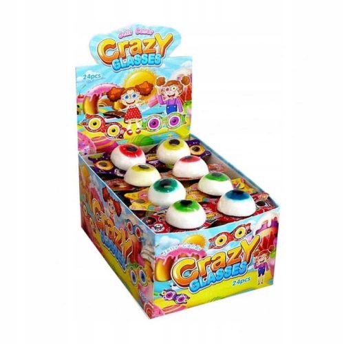 CRAZY GLASSES JELLY - Süßigkeiten in Form von bunten Augäpfeln