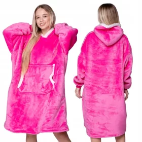    DECKEN-SWEATSHIRT Übergroßes dickes DECKEN-SWEATSHIRT XXL FUCHSIA Geburtstagsgeschenk