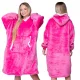  DECKEN-SWEATSHIRT Übergroßes dickes DECKEN-SWEATSHIRT XXL FUCHSIA Geburtstagsgeschenk