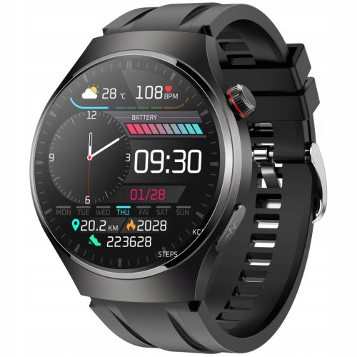  SMARTWATCH ENTER CADRAN EKG GLUCOMETER PULSE BLUTDRUCK ANRUFE PL-MENÜ