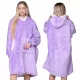 Decken-Sweatshirt, Übergröße, dickes Decken-Sweatshirt, XXL, Lila, Geburtstag, Weihnachten, Geschenk