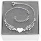  Silberarmband Engelsflügel HERZFlügel GRAVUR SILBER 925