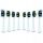  8x Köpfe für Seysso Carbon Basic White Daily, weiße Ersatzspitzen