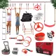  FOFANA NINJA WARRIOR Hindernisparcours Home Rope Park Set - 45 Elemente