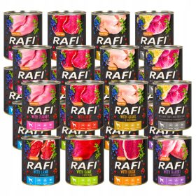    DOLINA NOTECI RAFI Hundefutter, Geschmacksmischung, 24 x 800 g