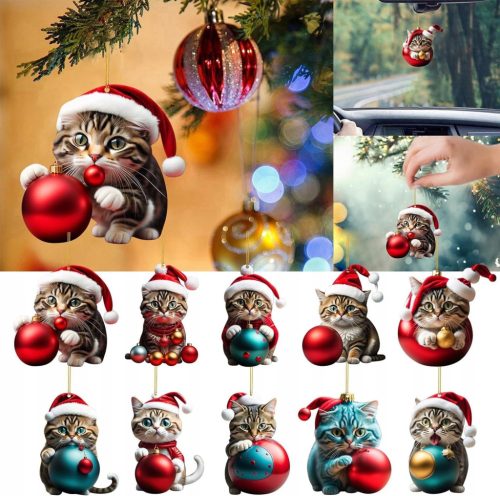 Verzierter Christbaumkugel 8 cm 10 Stk.
