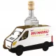  Alkohol-Lieferwagen. Lustiges Geschenk für eine Kurierlieferung