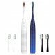  OCLEAN Flow Schallzahnbürste blau + weiß + 4 Aufsätze SET
