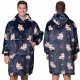  DECKEN-SWEATSHIRT Oversize 2in1 DECKEN-SWEATSHIRT XXL CORGI-Muster Geburtstagsgeschenk Weihnachten