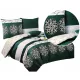 ELWAY 100% Baumwolle Satin-Bettwäscheset 200x220 - Moderne Designs