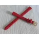  DAMENUHRENARMBAND 12 MM ROT, NATURLEDER, JORDAN KERR