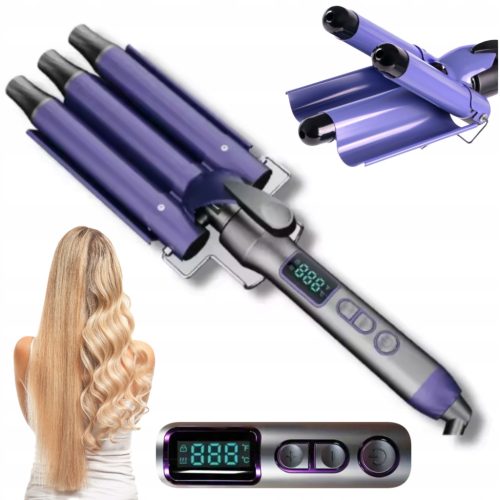  KERAMIK-INVERTER-LOCKENSTANGE, MULTIFUNKTIONAL FÜR HAARE, TEMPERATURREGULIERUNG