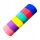  6 Stück klebriges Kugelband, bunt, Anti-Stress
