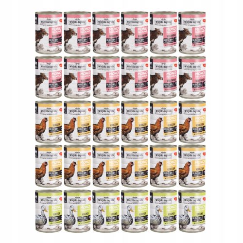  Wiejska Zagroda Nassfutter für Katzen Huhn 400g