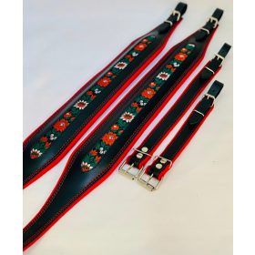  Akkordeonriemen 60/80 Naturleder. Leute