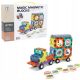  MAGNET-SET AUTOS BAUSTEINE AUTOS FÜR KINDER 41 Elemente