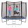  Gartentrampolin 305cm Fitnessleiter solides Sicherheitsnetz 10ft