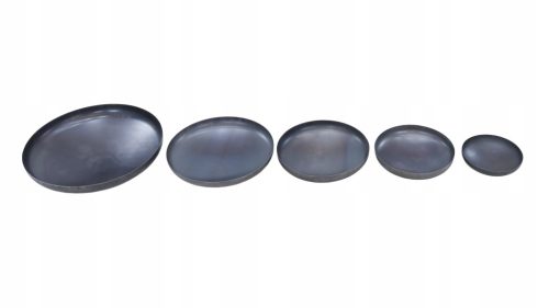  Kaminboden Stahl 70cm Schwarz Grill