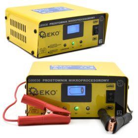    MIKROPROZESSOR-GLEICHRICHTER, LCD-ANZEIGE 6/12V 15A, 3 SIGNALISIERDIODEN