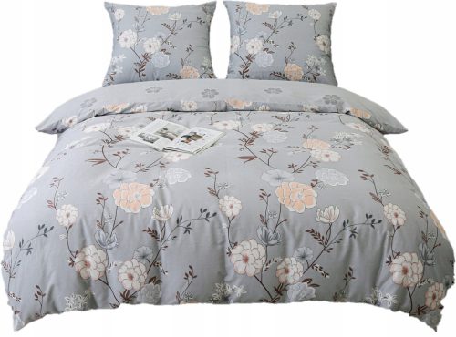  Bettwäsche 160x200 Set 3-teilig Baumwollsatin Doppelseitiges Set Dalia 26