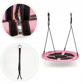  Gartenschaukel Storchennest 100cm rosa