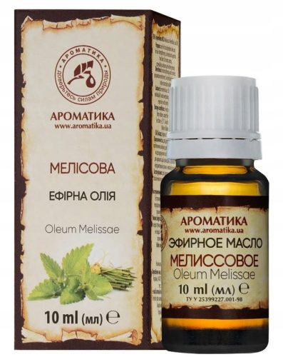  Ätherisches Zitronenmelissenöl 10 ml AROMATIKA