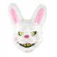  BLUTHASE-MASKE, Terror-MASKE, FELLKANINCHEN-MASKE FÜR HALLOWEEN
