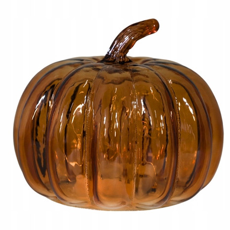  FIGUR GLASKÜRBIS LED DEKORATIVE LATERNE HERBSTDEKORATION FÜR HALLOWEEN