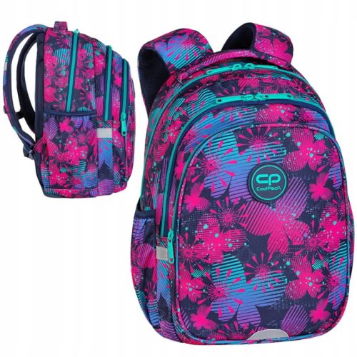 COOLPACK Jerry Jugendrucksack, 3-Fächer-System, 19L, ergonomischer Schulrucksack