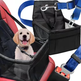    Hundetransporter mit 4 Beinen, schwarz M 34 cm x 41 cm 24 cm