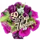  Blumenstrauß, dickes Handtuch, Blumen, Seife, Rosen, tolles Geschenk für jeden Anlass
