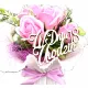  Strauß Handtücher + Seifenblumen LIKE LIVE Ein Geschenk für jeden Anlass