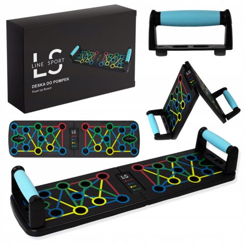  Line Sport Liegestützgriffe MULTIFUNKTIONALES PUSH-UP-BOARD SOLIDES TRAINING