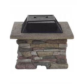  Gartenkamin MgO Platte stahlgrau