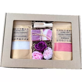    MEGA GESCHENK zum Geburtstag Kosmetikset Box Seife Rosen Salz Shea Seife