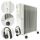  Volteno 2500 W Ölradiator weiß, grau