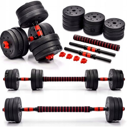  Verstellbare Bitumenhanteln 4FIZJO 2x 10 kg