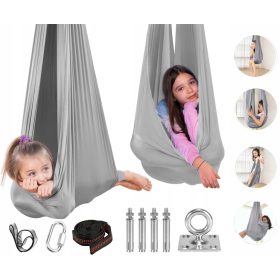    AKROBATISCHER SCHAL SENSORISCHE HÄNGEMATTE KINDERSCHAUKEL AERIAL YOGA 280CM