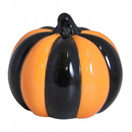  KÜRBISFIGUR KERAMIKFIGUR HERBSTDEKO FÜR HALLOWEEN
