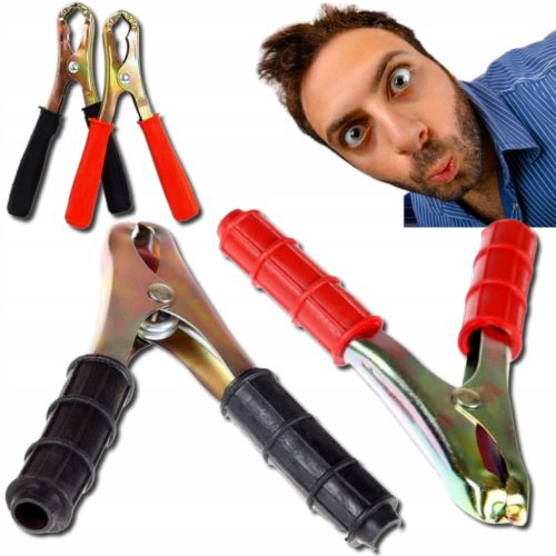  Überbrückungskabelklemmen 16 cm Krokodilklemmen Frösche für Gleichrichterkabel