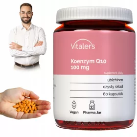   Vitaler's Koenzym Q10 (Ubichinon) 100 mg - 60 Kapseln für mehr Energie und Zellgesundheit