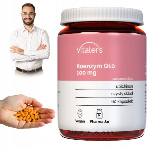 Vitaler's Koenzym Q10 (Ubichinon) 100 mg - 60 Kapseln für mehr Energie und Zellgesundheit