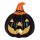  KERAMIK-KÜRBIS-FIGUR LED-DEKORATIVE LAMPE HERBST-DEKO FÜR HALLOWEEN