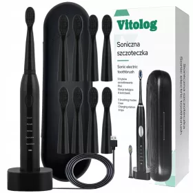  Elektrische Schallzahnbürste mit 8 Schallköpfen IPX7