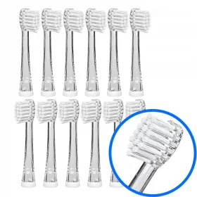    12x Meriden Kiddy Zahnbürstenköpfe 18-48m Ersatz, steriler Beutel