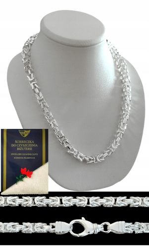  KÖNIGLICHES GEWEBE (BYZANTINISCHE) SILBERKETTE – 925-