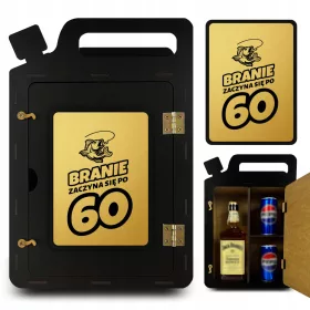    BAR ZUM 60. GEBURTSTAG EINES ANGLERS. EIN KANNISTER FÜR EINEN 60-JÄHRIGEN MANN