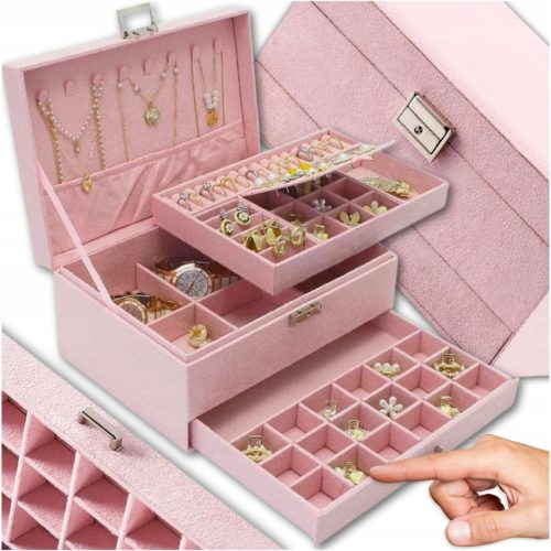  SCHMUCKKASTEN, UHREN, GROSSE BOX, ORGANIZER-BOX, KOFFER