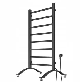  Elektrischer Badheizkörper 200W 500 x 800 mm SCHWARZ