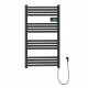  Elektrischer Badheizkörper 500 W 540 x 960 mm schwarz